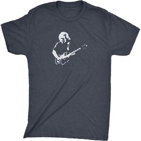 تي شيرت ZJ Deisgns Jerry Garcia Tribute Triblend تي شيرت عيون العالم الفاخر in Kuwait