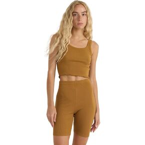 Organic Basics Womens Core Rib Crop Tank Top in Kuwait