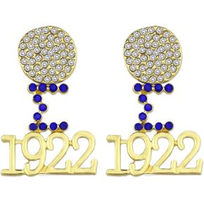 1922 SGR إسقاط أقراط للنساء سيجما جاما رو هدية نادي نسائي يوناني أدوات هدية لأخوات سرور in Kuwait