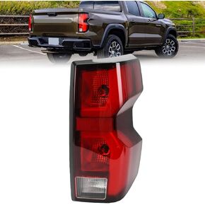 Rear Bumper Tail Light Fit for 2023-2025 Chevy/Chevrolet Colorado LH Replacement of Red Brake Lamp Parking Lights With Halogen Bulb in Kuwait