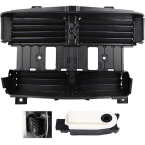 Duolctarms Front Radiator Shutter Assembly With Motor Compatible for 2018-2023 Ford Mustang JR3Z8475B in Saudi Arabia