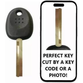 خدمة قطع المفاتيح + استبدال رأس بلاستيكي لغطاء المفتاح الميكانيكي لسيارة Hyundai Elantra GT، Accent، Veloster 2012 - 2017 - HY18/HYN18 HY18P (بدون شريحة) in Kuwait