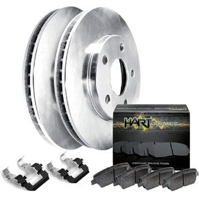 Hart Brakes Front Brake Rotors OE Replacement Ceramic Pads Compatible For 2006-2010 Hummer H3, H3T,RBBF.69002.02 in Saudi Arabia