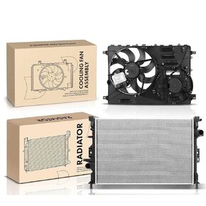 Replacement Parts for Radiator&Cooling Fan Assembly Kit w/Shroud for Land Rover Discovery Sport 2.0L Mod-A58PP-32753 in Kuwait