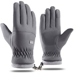 قفازات Utaly للنساء والرجال الشتوية المقاومة للماء للتزلج على الجليد - قفازات مقاومة للماء للطقس البارد للجري وركوب الدراجات in Kuwait