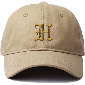 Mens Baseball Caps Old English H Embroidered Washed Cotton Dad Hat in Kuwait
