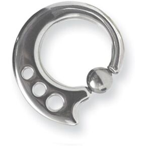 body jewelry Cast SGSS Techno-Tribal Captives 10G (2.6mm) 1/2(13mm) Dia w 5mm STL Ba BCSIT103-10 in Saudi Arabia