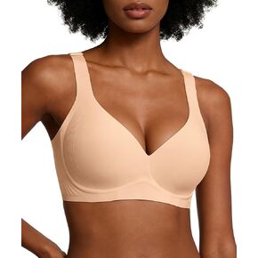 Wireless Jelly Bras for Women,Supportive Seamless T-Shirt Bras,Push Up Comfortable No Underwire Bra with Everyday Bras Nude in Saudi Arabia