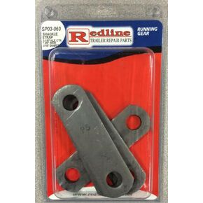 Redline SP03-060 Shackle Strap - 3-1/8 Inch Hole Center - 1-1/4 Inches Wide - 9/16 Inch Hole - 4 Pack in Kuwait