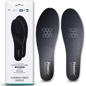 نعل داخلي من ألياف الكربون، زوج واحد، من أجل تخفيف آلام أصابع القدم وشفاء كسور القدم، وبطانة رقيقة صلبة لتقويم العظام للنساء مقاس 6.5-7 in Kuwait