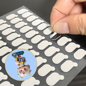 300 قطعة من النقاط اللاصقة مزدوجة الجوانب، نقاط لاصقة شفافة، ملصق معجون لاصق قابل للإزالة، نقاط لاصقة للألواح الإسفنجية العازلة للصوت، تعليق على الحائط، ديكور in Kuwait