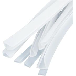 1 متر-5 متر شكل شريط عازل درجة الحرارة طوقا الصلبة لينة للاستحمام فرملس حافة الزجاج السير الوقائي حماية (10x14x18 مللي متر ، 1 متر) in Kuwait