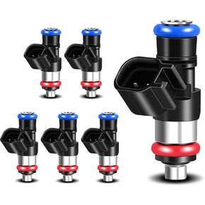Upgraded Fuel Injectors 0280158091 Compatible with Ford Edge 2007-2011,for Lincoln MKS 2009-2012，for MKT 2010 2011 2012，for MKX 2007 2008 2009 2010 2011 3.5L/3.7L Models Set of 6 Injectors in Kuwait