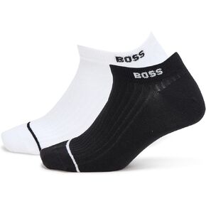 جوارب مضلعة بشعار الكاحل للرجال من BOSS مكونة من قطعتين in Kuwait