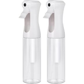 زجاجة رذاذ مستمرة للشعر من فيجور باث - رذاذ فاين ميستر لتصفيف الشعر والتنظيف والنباتات والحيوانات الأليفة والحلاقين والصالونات وتطبيقات الزيوت العطرية (300 مل/10.1 أونصة) شفافة، عبوتان in Kuwait