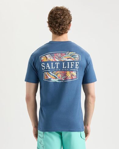 Salt Life Men's Lush Canopy Short Sleeve Classic Fit Shirt in Saudi Arabia