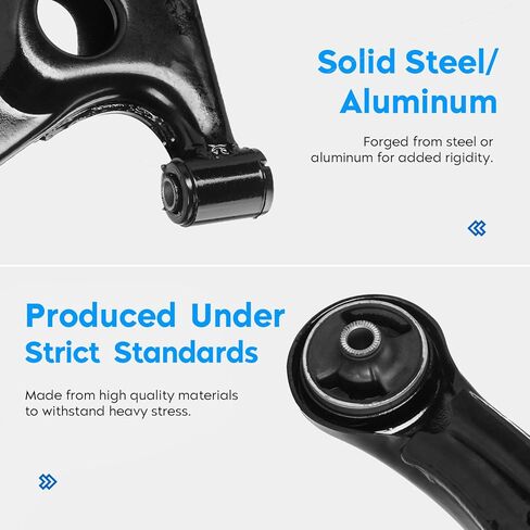 Front Lower Control Arms + Ball Joints + Sway Bar Links + Tie Rods for Toyota Corolla 2003-2008 Suspension Kit K640360 K640361 K90309 K80230 EV470 ES80432 ES80431 BT-433 10pc Set in Kuwait