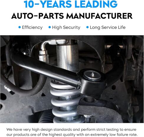 Front Lower Control Arms + Ball Joints + Sway Bar Links + Tie Rods for Toyota Corolla 2003-2008 Suspension Kit K640360 K640361 K90309 K80230 EV470 ES80432 ES80431 BT-433 10pc Set in Kuwait