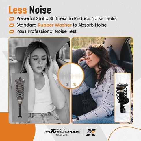 maXpeedingrods 171661 1332303 Front Strut for Chevy Impala Monte Carlo 2000-2013 Buick Allure Century LaCrosse Regal 1997-2009 Pontiac Grand Prix 1997-2003, Shock Absorber Strut Assembly w/Coil Spring in Kuwait