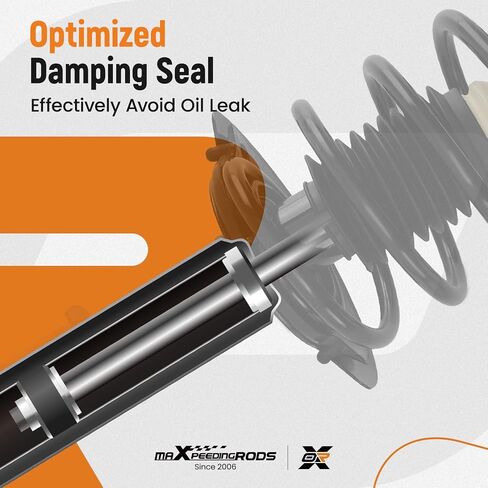 maXpeedingrods 171661 1332303 Front Strut for Chevy Impala Monte Carlo 2000-2013 Buick Allure Century LaCrosse Regal 1997-2009 Pontiac Grand Prix 1997-2003, Shock Absorber Strut Assembly w/Coil Spring in Kuwait