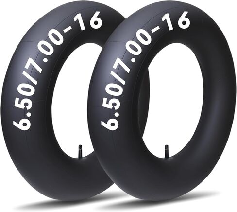 2 حزمة 6.00-16 6.50-16 الأنابيب الداخلية 600/650-16 أنبوب الإطارات مع ساق صمام مستقيم قصير للمقطورات والأدوات in Kuwait