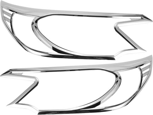 Headlight Trim Bezel for Honda CR-V 2012-2014 Silver Tone Front Left Right Side Headlamp Bezel Headlight Cover Decor ABS 1 Pair in Saudi Arabia