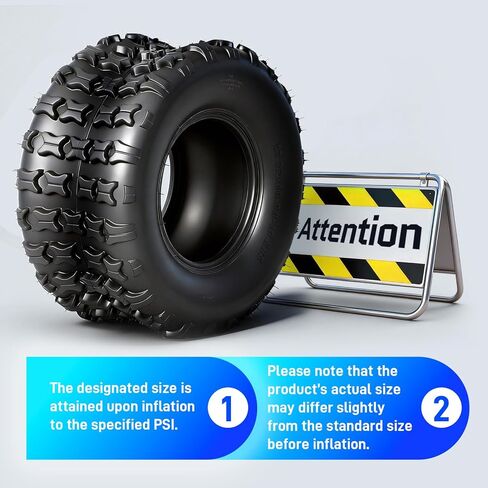 TRIBLE SIX 22x10-10 ATV/UTV Tires,22x10x10 All-Terrain Mud & Trail Tires,6PR,Tubeless,Set of 2 in Saudi Arabia