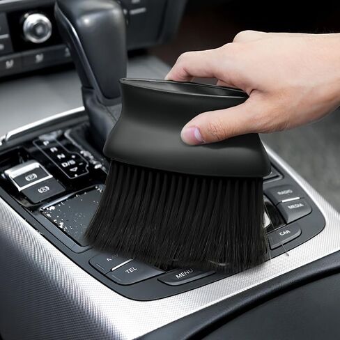 Car Cleaning Brush, Soft Bristles Detailing Brush Auto Interior Dust Brush Cleaning Tool for Automotive Dashboard Home Kitchen Windows Keyboard in Saudi Arabia