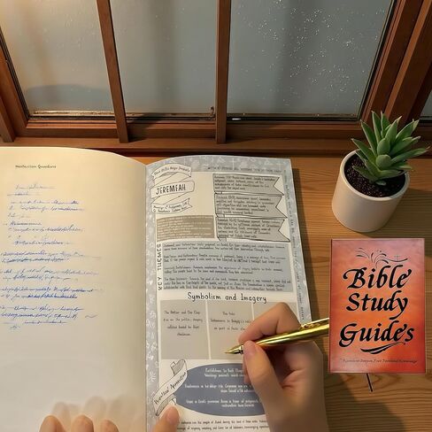 Bible Study Guide, Summary Guide for Each Book of the Bible—Study Plan, Religious Faith Notebook, One-Year Women's Bible Study Plan. in Saudi Arabia
