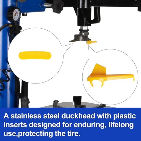 WEIZE 110V 2.0 HP Tire Changer and Wheel Balancer Combo,10''-24'' Rim Air Bead Blaster Tire Changer Machine with Dual Assist Arms, for Tire Changing, Tire Mounting and Balancing in Kuwait