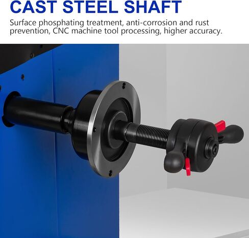 WEIZE 110V 2.0 HP Tire Changer and Wheel Balancer Combo,10''-24'' Rim Air Bead Blaster Tire Changer Machine with Dual Assist Arms, for Tire Changing, Tire Mounting and Balancing in Kuwait