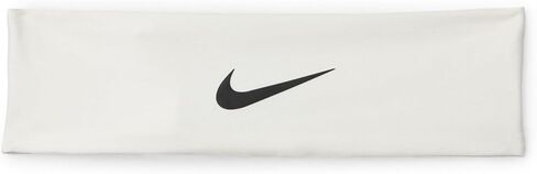 Nike Unisex Dri-Fit Fury Classic Headband One Size White/Black in Saudi Arabia