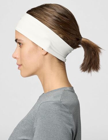 Nike Unisex Dri-Fit Fury Classic Headband One Size White/Black in Saudi Arabia