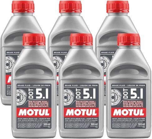 Motul (2 Pack) 100950 100% Synthetic Brake Dot 5.1 Brake Fluid 1/2 Liter or 500 ml in Kuwait