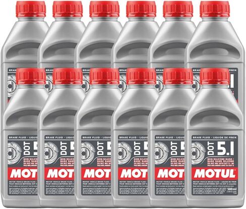 Motul (2 Pack) 100950 100% Synthetic Brake Dot 5.1 Brake Fluid 1/2 Liter or 500 ml in Saudi Arabia