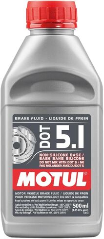 Motul (2 Pack) 100950 100% Synthetic Brake Dot 5.1 Brake Fluid 1/2 Liter or 500 ml in Saudi Arabia