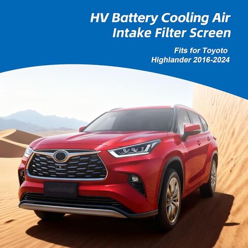 6 Pcs G92DJ-47020 G92DJ-48020 HV Battery Cooling Air Intake Filter Screen Fit for Toyota Highlander Hybrid Battery 2016-2024 G92DJ47020, G92DJ48020 in Kuwait