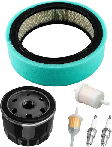 Tune Up Filter Kit Fit for Onan Engines P-216 P-218 P-220 Miller Hobart Welder Replace 1402628 1401496 1220645 R42LTS BF833K2 149-22061-01 Pre Air Fuel Oil Filter Spark Plug in Kuwait
