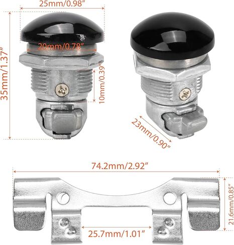 Fuel Door Push Button Gas Cap Fit for Harley 1992-2024 Touring Street Glide, Tour Glide, Road Glide, Electra Glide, Ultra Limited, for 2014-2025 Tri Glide Ultra, Latch Panel Oil Tank Accessories in Saudi Arabia