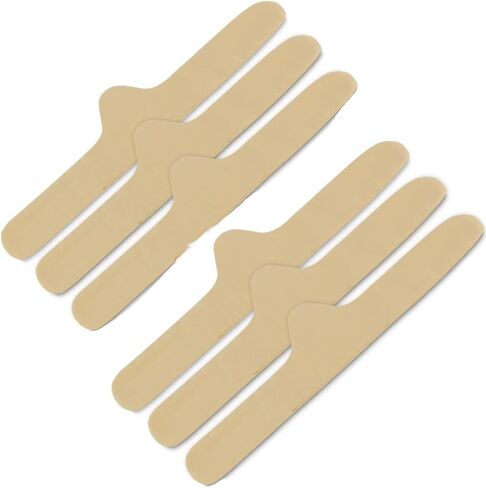 Soft, Moisture Absorbent Bra Liner (Natural Material: 100% Cotton) - No Tags, No Seams, No Discomfort (XL, Beige, 6-Pack) in Saudi Arabia