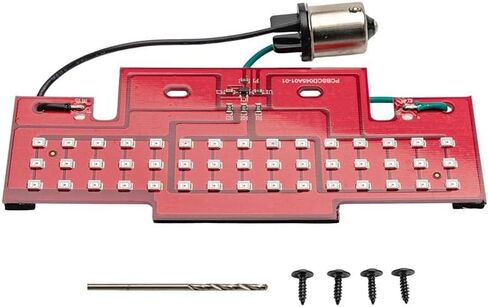 LEDGlow RestoLights Third Brake Light Kit Replacement Fits 1986-1987 Buick Regal & Grand National G-Body Car - Plug & Play - Upgrades 3rd Brake Lights Bulb to Ultra-Bright Red LED Lighting in Saudi Arabia