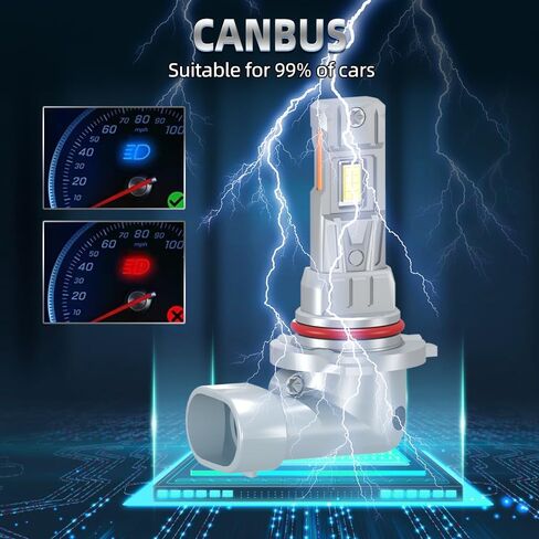 Compatible for 2009 2010 2011 2012 2013 Toyota Corolla Light Bulbs,9005 High Beam 9006 Low Beam H11 Fog Lights 6000K White Light Combo Kit, 1:1 Size Direct Plug-N-Play, 6-Pack in Saudi Arabia