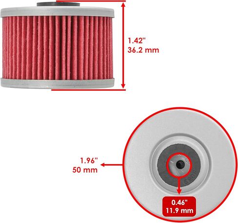 Caltric 3 Pack Oil Filter Compatible with Honda 15410-Kf0-305 15412-Kf0-010 15410-Kf0-315 in Saudi Arabia