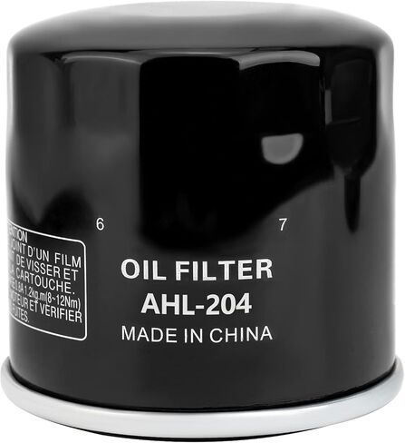 AHL 204 Oil Filter Compatible with honda VT750 C2 SHADOW 750 2012 / honda VT750C2 SHADOW SPIRIT 750 2004-2009(1 pc)15410MCJ000 15410MCJ003 in Saudi Arabia
