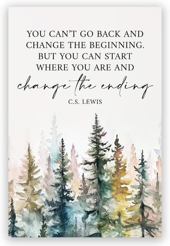Motivational Office Wall Decor CS Lewis Quote Inspirational Wall Art Positive Affirmations Canvas Prints Encouraging Motivational Posters For Office Bedroom Living Room Home 12x18in Unframed in Saudi Arabia