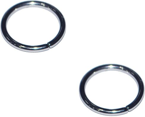 Painful Pleasures 2x 14g 16g 18g 20g Body Piercing 316L Surgical Steel 14 16 18 20 Gauge Annealed Seamless Nose Ring Hoop Earring Eyebrow Tragus Cartilage 1/4 5/16 3/8 Set of 2 in Kuwait
