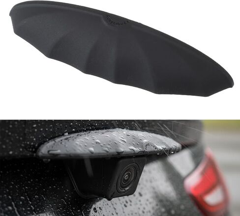 Backup Camera Rain Shield, Universal Car Rear View Camera Anti Rain Cover, Silicone Protection Cover for Reversing Cameras, Non Destructive Installation Protective Sticker for All Vehicles in Saudi Arabia