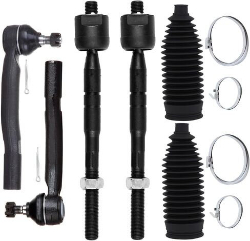 SCITOO 6-PC SET Suspension Kit For 2007-2011 For Toyota Camry Front Inner Outer Tie Rod End Steering Boot in Saudi Arabia