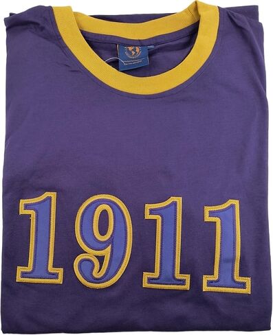 تي شيرت Omega Psi Phi Buffalo Dallas 1911 Ringer [كم قصير - أرجواني - 3XL] - ID#33653 in Kuwait