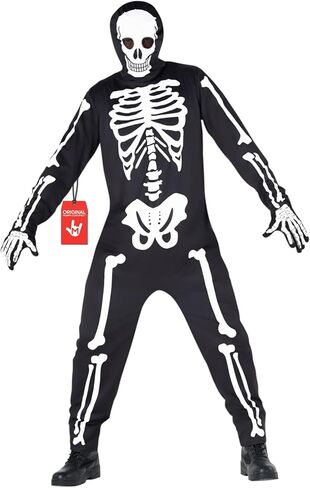 Morph Mens Skeleton Costume Men, Adult Skeleton Suit Outfit, Adult Skeleton Costume Men, Halloween Skeleton Costume Men in Kuwait